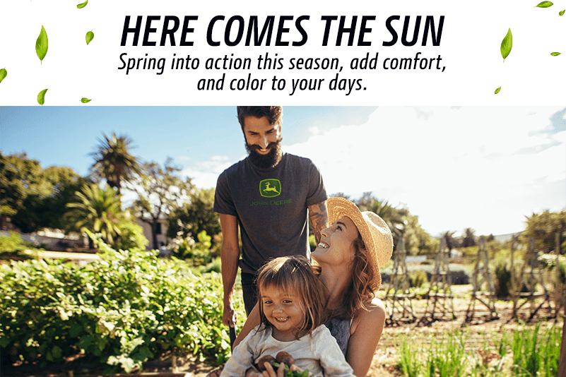 Here comes the sun! Spring into action this season.